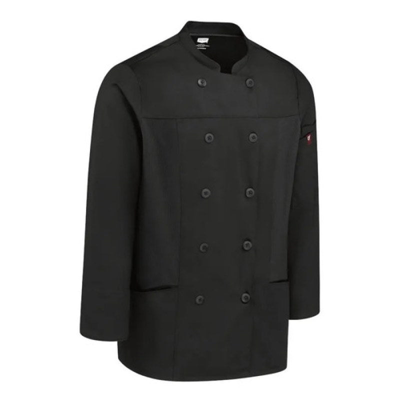 Red Kap 053w Filipina Chef Mujer Manga Larga Con Flujo Aire #mlpos_6 | Color: BK - Negra #color_bk_-_negra #sku_053wbkrgl #sku_053wbkrgm #sku_053wbkrgs #sku_053wbkrgxl #sku_053wbkrgxs