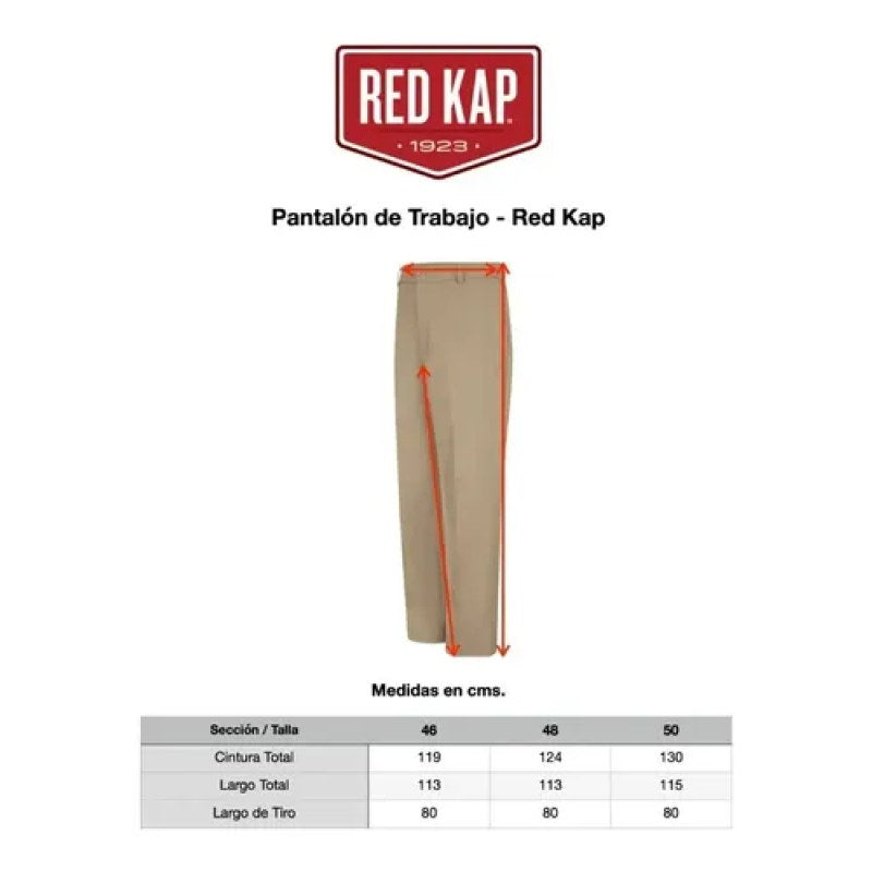 Red Kap Pt20 Pantalón Trabajo Durable Tallas Extras 46 48 50 #mlpos_5 | Color: Khaki #color_khaki #sku_pt20kh4632 #sku_pt20kh4832 #sku_pt20kh5032