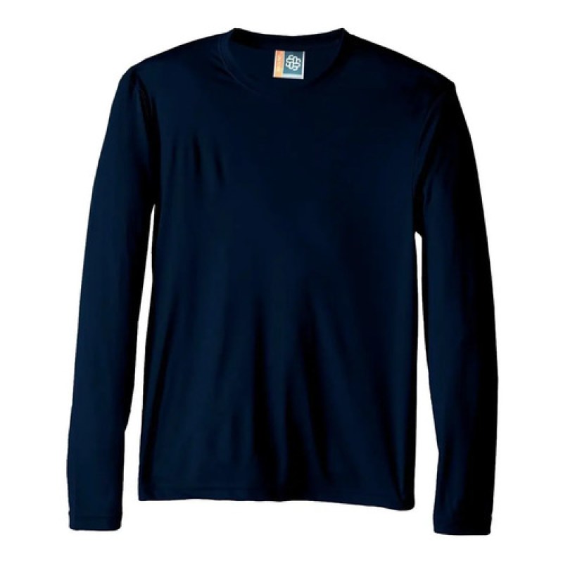 Playera Brans Cuello Redondo Manga Larga Resistente 4xl-5xl #mlpos_6 | Color: Azul marino #color_azul_marino #sku_brrlmr4xl #sku_brrlmr5xl