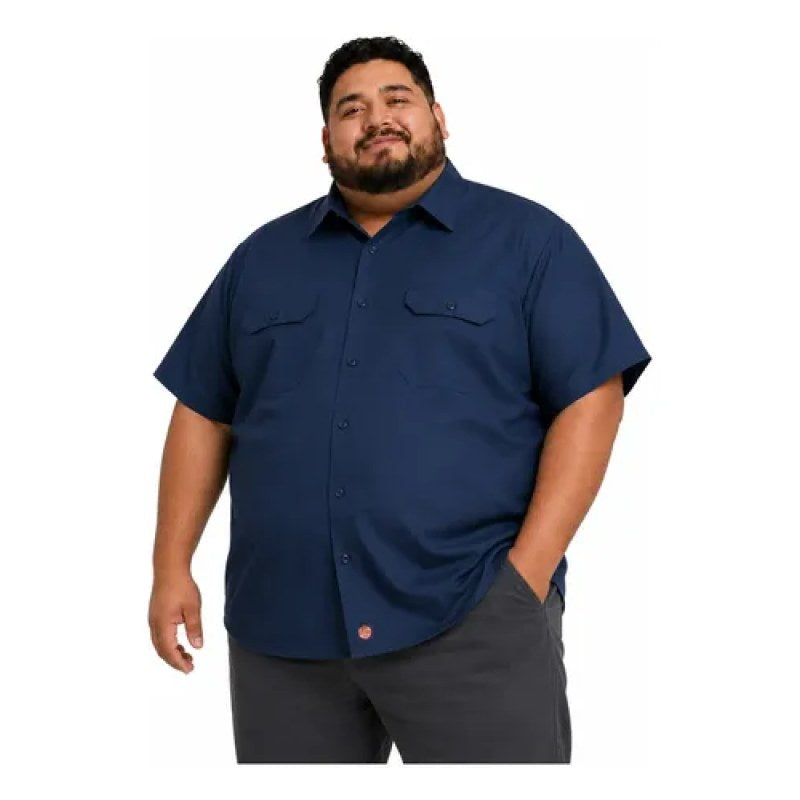 Red Kap Sy60 Camisa Trabajo Manga Corta Ripstop Talla Extra #mlpos_13 | Color: Azul marino #color_azul_marino #sku_sy60nvss3xl