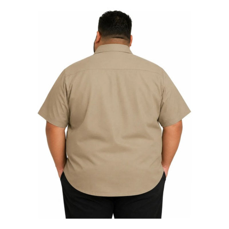 Red Kap Sy60 Camisa Trabajo Manga Corta Ripstop Talla Extra #mlpos_2 | Color: Khaki #color_khaki #sku_sy60khss3xl