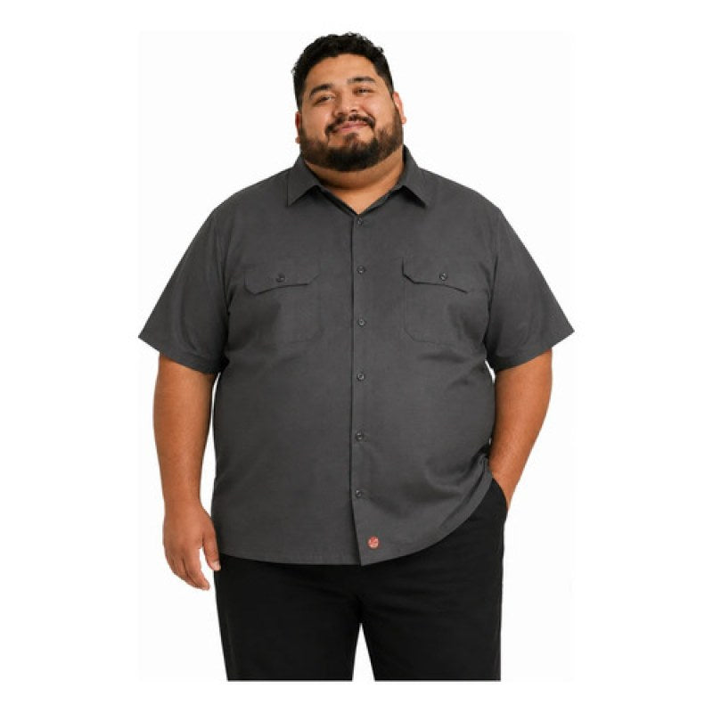 Red Kap Sy60 Camisa Trabajo Manga Corta Ripstop Talla Extra #mlpos_5 | Color: Gris oxford #color_gris_oxford #sku_sy60chss3xl