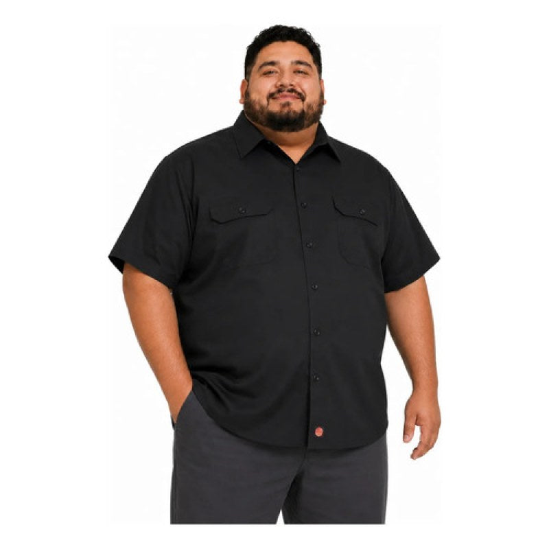 Red Kap Sy60 Camisa Trabajo Manga Corta Ripstop Talla Extra #mlpos_9 | Color: Negra #color_negra #sku_sy60bkss3xl