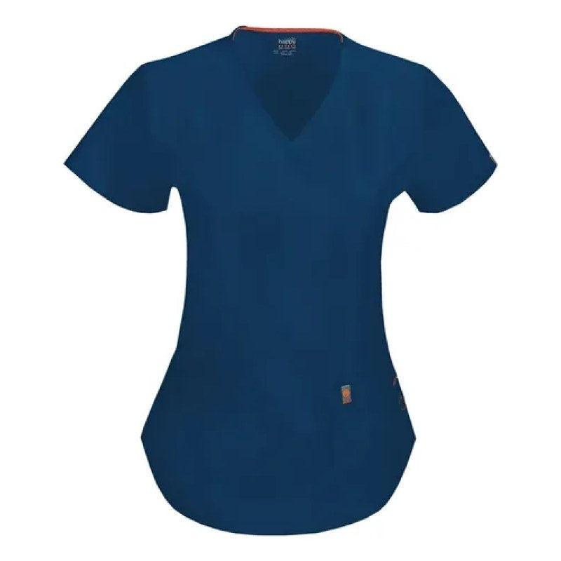 Code Happy 46601a Filipina Quirúrgica Antimicrobial Mujer #mlpos_5 | Color: NVCH - Azul marino #color_nvch_-_azul_marino #sku_46601anvch4xl #sku_46601anvch5xl