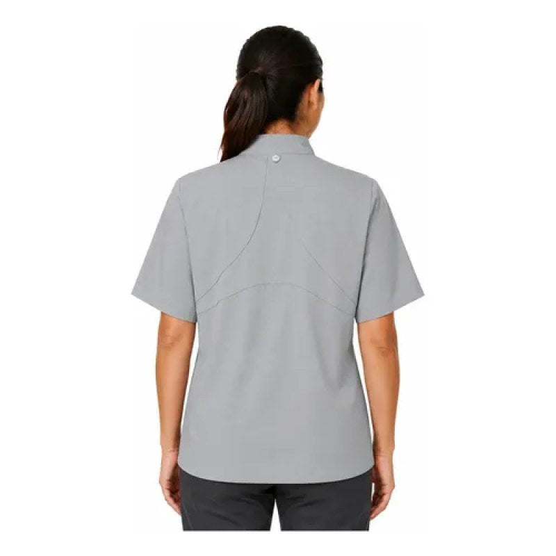 Red Kap 045 Filipina Chef Manga Corta Repelente Aceite Mujer #mlpos_14 | Color: GY - Gris #color_gy_-_gris #sku_045xgyssl #sku_045xgyssm #sku_045xgysss #sku_045xgyssxl #sku_045xgyssxs