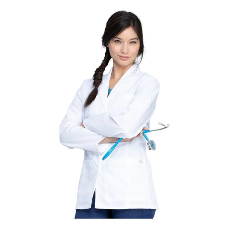 Dickies 84401 Bata Corta Médica Clínica Laboratorio Consulta #mlpos_3 | Color: Blanca #color_blanca #sku_84401dwhzl #sku_84401dwhzm #sku_84401dwhzs #sku_84401dwhzxl #sku_84401dwhzxs