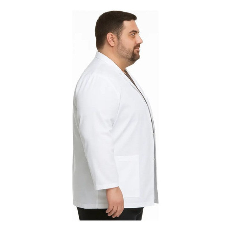 Dickies 81404 Bata Corta Médica Consulta Hombre Talla Extra #mlpos_3 | Color: Blanca #color_blanca #sku_81404dwhz2xl #sku_81404dwhz3xl