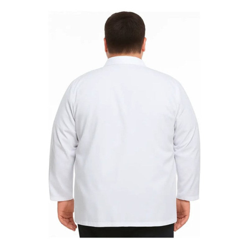 Dickies 81404 Bata Corta Médica Consulta Hombre Talla Extra #mlpos_4 | Color: Blanca #color_blanca #sku_81404dwhz2xl #sku_81404dwhz3xl