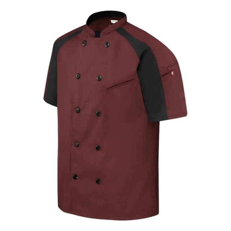 Red Kap 052m Filipina Chef Manga Corta Flujo Aire Extras #mlpos_14 | Color: ML - Vino #color_ml_-_vino #sku_052mmlss3xl