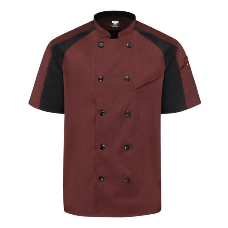 Red Kap 052m Filipina Chef Manga Corta Flujo Aire Extras #mlpos_15 | Color: ML - Vino #color_ml_-_vino #sku_052mmlss3xl