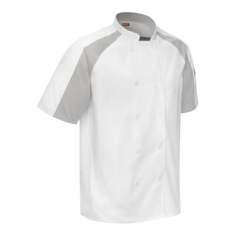 Red Kap 052m Filipina Chef Manga Corta Flujo Aire Extras #mlpos_22 | Color: WH - Blanca #color_wh_-_blanca #sku_052mwhss3xl