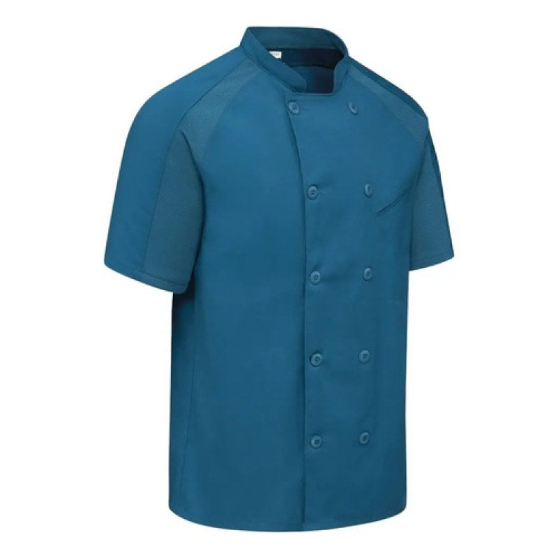 Red Kap 052m Filipina Chef Manga Corta Flujo Aire Extras #mlpos_27 | Color: TL - Teal #color_tl_-_teal #sku_052mtlss3xl