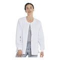 Dickies 86306 Chamarra Médica Clínica Quirúrgica Mujer #mlpos_1 | Color: WHWZ - Blanca #color_whwz_-_blanca #sku_86306whwzl #sku_86306whwzm #sku_86306whwzs #sku_86306whwzxl #sku_86306whwzxs