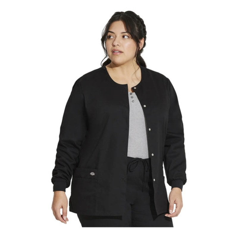 Dickies 86306 Chamarra Médica Clínica Quirúrgica Mujer #mlpos_7 | Color: BLWZ - Negra #color_blwz_-_negra #sku_86306blwzl #sku_86306blwzm #sku_86306blwzs #sku_86306blwzxl #sku_86306blwzxs