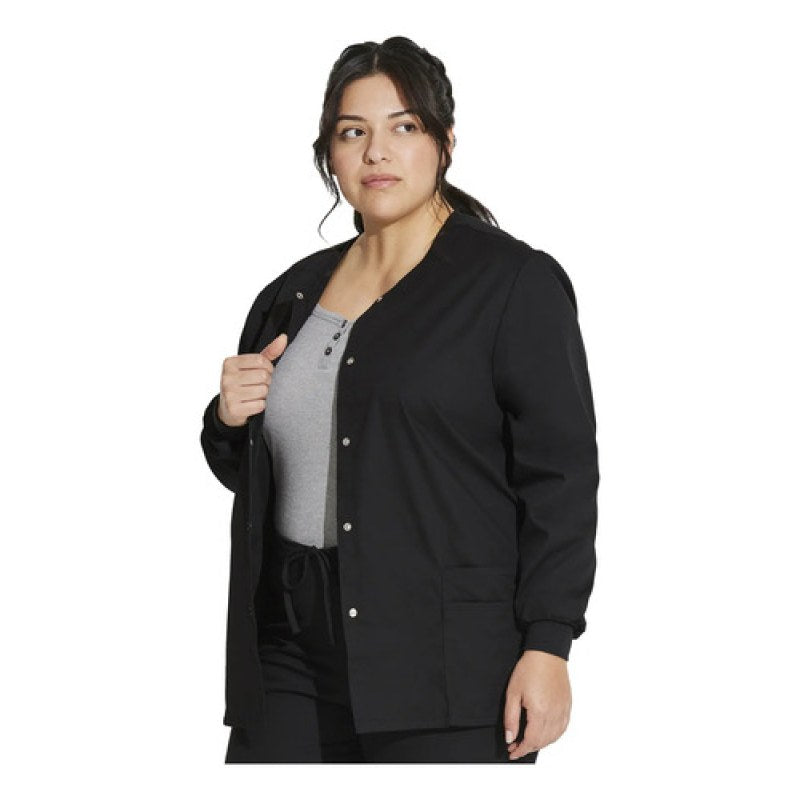 Dickies 86306 Chamarra Médica Clínica Quirúrgica Mujer #mlpos_8 | Color: BLWZ - Negra #color_blwz_-_negra #sku_86306blwzl #sku_86306blwzm #sku_86306blwzs #sku_86306blwzxl #sku_86306blwzxs