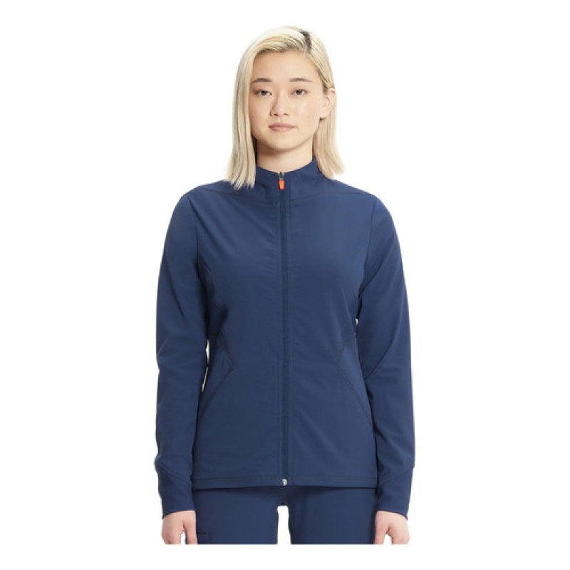 Infinity In320a Chamarra Médica Clínica Antibacterial Mujer #mlpos_16 | Color: NAV - Azul marino #color_nav_-_azul_marino #sku_in320anavl #sku_in320anavm #sku_in320anavs #sku_in320anavxl #sku_in320anavxs