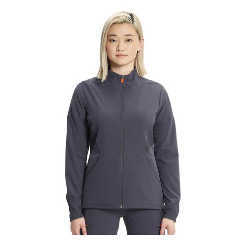 Infinity In320a Chamarra Médica Clínica Antibacterial Mujer #mlpos_23 | Color: PWT - Gris Oxford #color_pwt_-_gris_oxford #sku_in320apwtl #sku_in320apwtm #sku_in320apwts #sku_in320apwtxl #sku_in320apwtxs