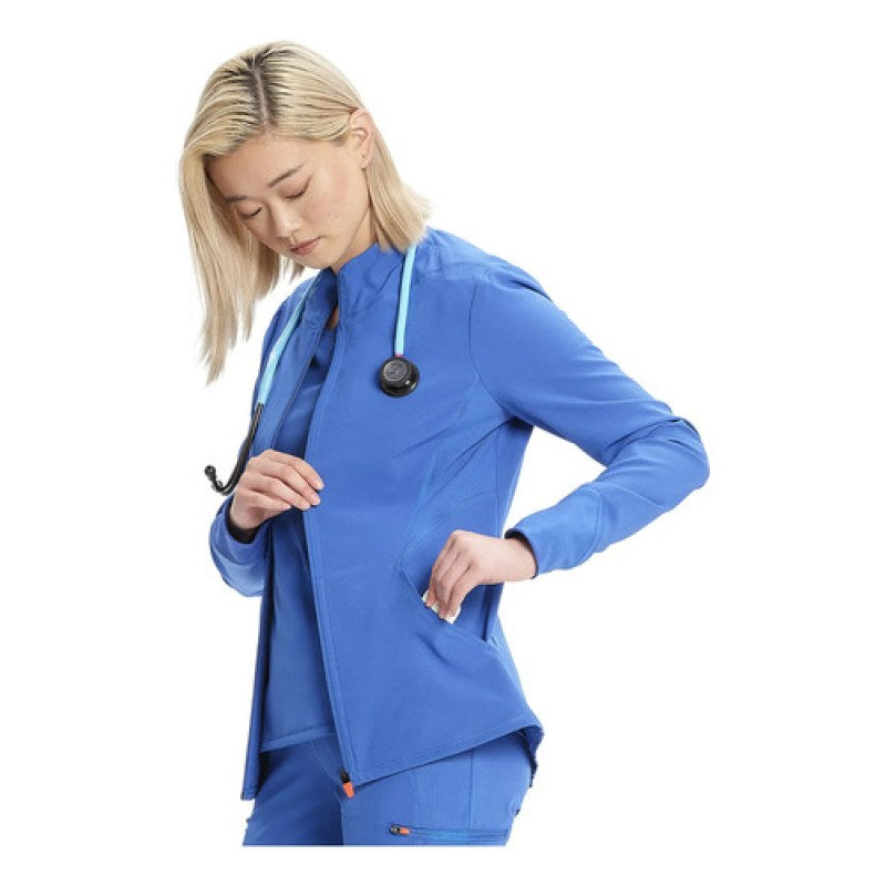 Infinity In320a Chamarra Médica Clínica Antibacterial Mujer #mlpos_33 | Color: ROY - Azul rey #color_roy_-_azul_rey #sku_in320aroyl #sku_in320aroym #sku_in320aroys #sku_in320aroyxs