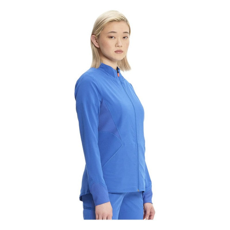 Infinity In320a Chamarra Médica Clínica Antibacterial Mujer #mlpos_34 | Color: ROY - Azul rey #color_roy_-_azul_rey #sku_in320aroyl #sku_in320aroym #sku_in320aroys #sku_in320aroyxs