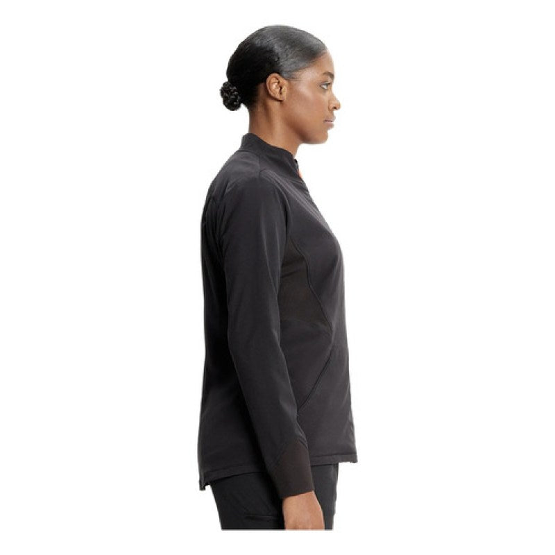 Infinity In320a Chamarra Médica Clínica Antibacterial Mujer #mlpos_4 | Color: BLK - Negra #color_blk_-_negra #sku_in320ablkl #sku_in320ablkm #sku_in320ablks #sku_in320ablkxl #sku_in320ablkxs