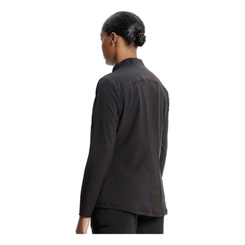 Infinity In320a Chamarra Médica Clínica Antibacterial Mujer #mlpos_5 | Color: BLK - Negra #color_blk_-_negra #sku_in320ablkl #sku_in320ablkm #sku_in320ablks #sku_in320ablkxl #sku_in320ablkxs