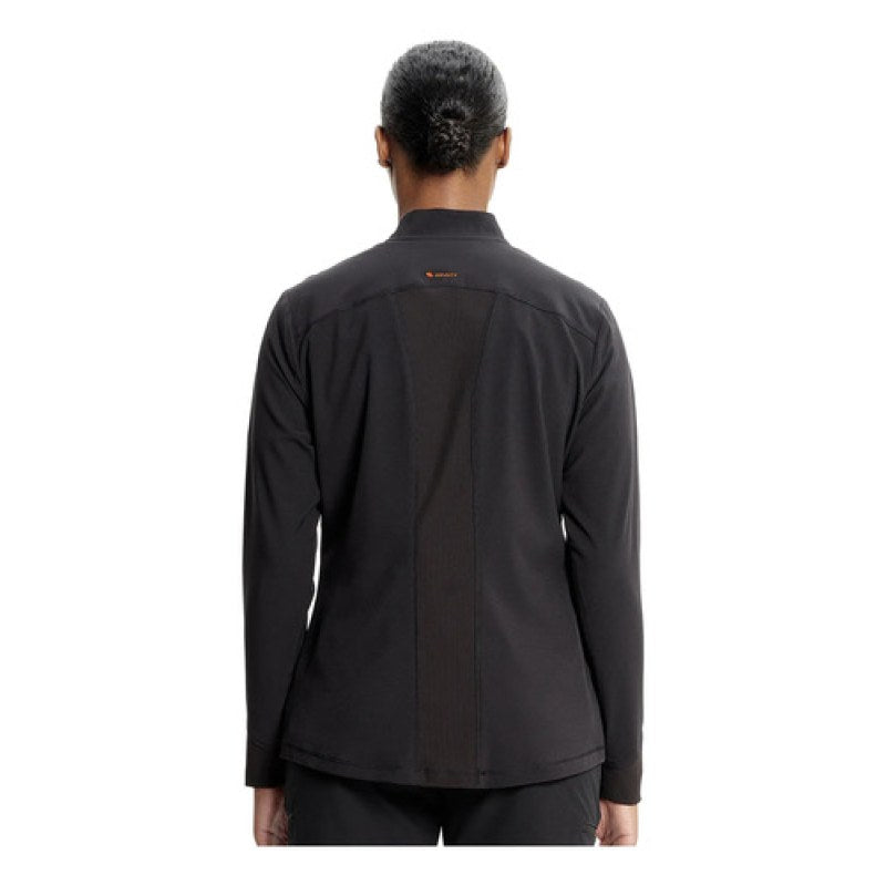 Infinity In320a Chamarra Médica Clínica Antibacterial Mujer #mlpos_6 | Color: BLK - Negra #color_blk_-_negra #sku_in320ablkl #sku_in320ablkm #sku_in320ablks #sku_in320ablkxl #sku_in320ablkxs
