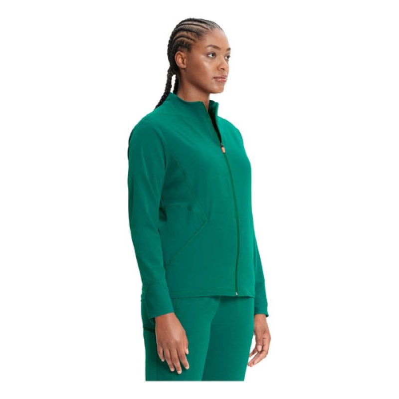 Infinity In320a Chamarra Médica Clínica Antibacterial Mujer #mlpos_9 | Color: HUNN - Hunter #color_hunn_-_hunter #sku_in320ahunnl #sku_in320ahunnm #sku_in320ahunns #sku_in320ahunnxl #sku_in320ahunnxs