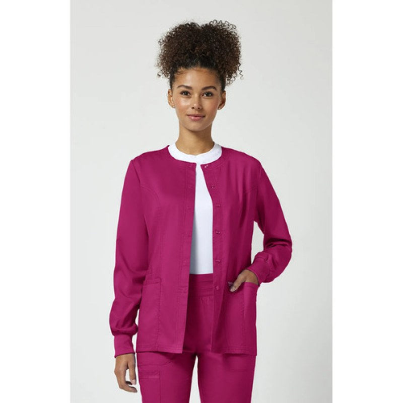 Cherokee Ww310 Chamarra Quirurgica Médica Revolution Mujer #mlpos_31 | Color: EEPI - Electric Pink #color_eepi_-_electric_pink #sku_ww310eepil #sku_ww310eepim #sku_ww310eepis #sku_ww310eepixl #sku_ww310eepixs