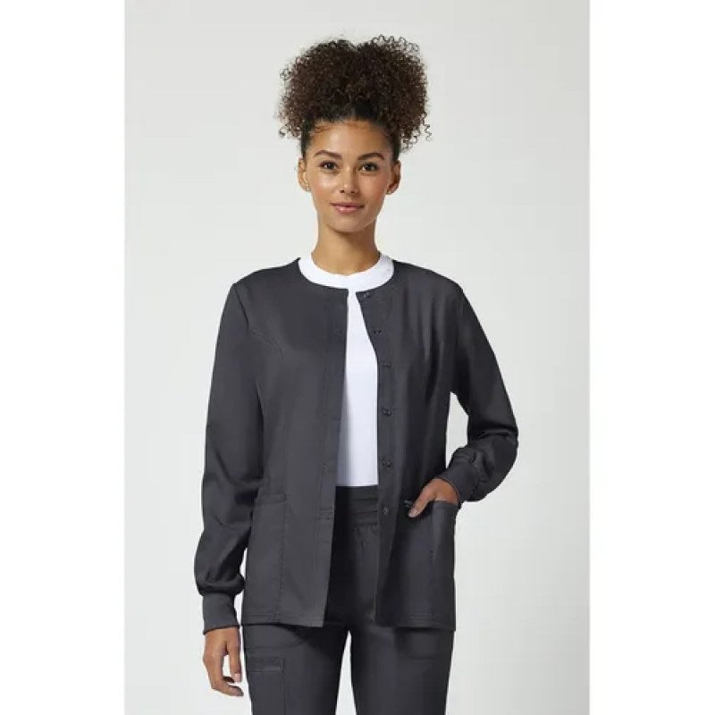 Cherokee Ww310 Chamarra Quirurgica Médica Revolution Mujer #mlpos_37 | Color: PWT - Gris Oxford #color_pwt_-_gris_oxford #sku_ww310pwtl #sku_ww310pwtm #sku_ww310pwts #sku_ww310pwtxl #sku_ww310pwtxs