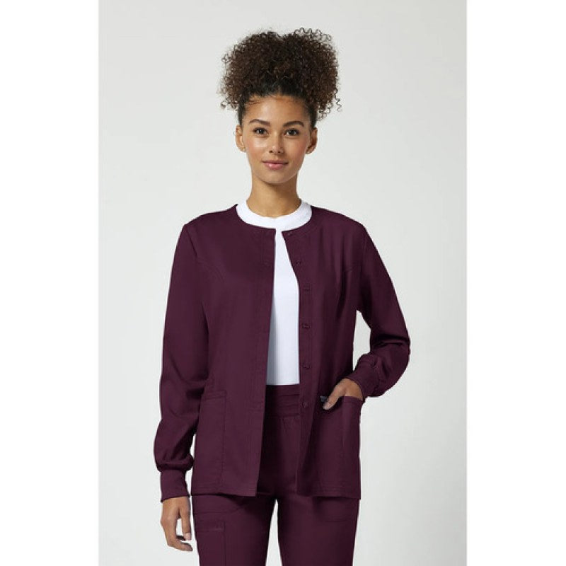 Cherokee Ww310 Chamarra Quirurgica Médica Revolution Mujer #mlpos_61 | Color: WIN - Vino #color_win_-_vino #sku_ww310winl #sku_ww310winm #sku_ww310wins #sku_ww310winxl #sku_ww310winxs