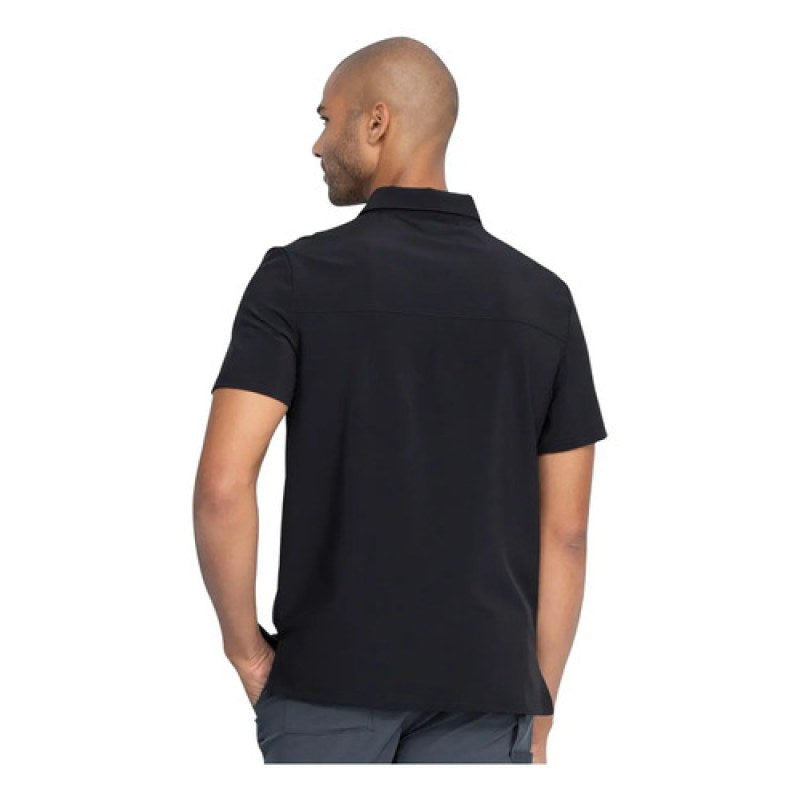 Playera Dickies Dk925 Tipo Polo Deportiva Stretch T Extras #mlpos_10 | Color: BAPS - Negra #color_baps_-_negra #sku_dk925baps3xl #sku_dk925baps4xl #sku_dk925baps5xl