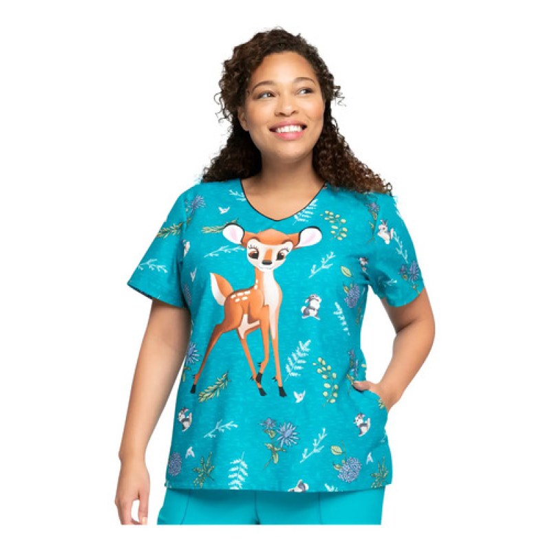 Disney Tf626 Filipina Quirúrgica Médica Clínica Bambi #mlpos_1 | Color: BARW - Turquesa #color_barw_-_turquesa #sku_tf626barwl #sku_tf626barwm #sku_tf626barws #sku_tf626barwxl #sku_tf626barwxs