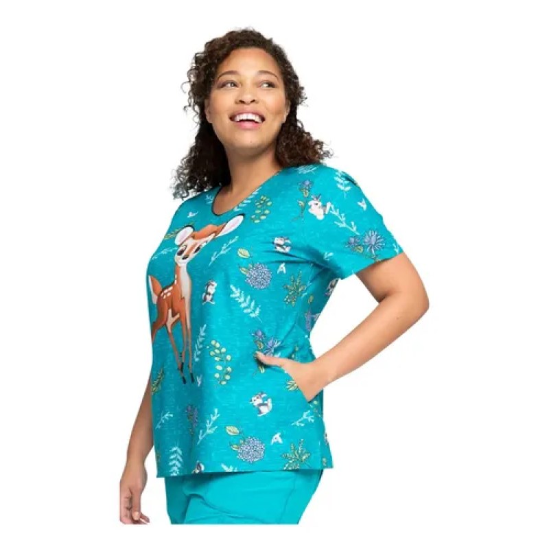 Disney Tf626 Filipina Quirúrgica Médica Clínica Bambi #mlpos_3 | Color: BARW - Turquesa #color_barw_-_turquesa #sku_tf626barwl #sku_tf626barwm #sku_tf626barws #sku_tf626barwxl #sku_tf626barwxs