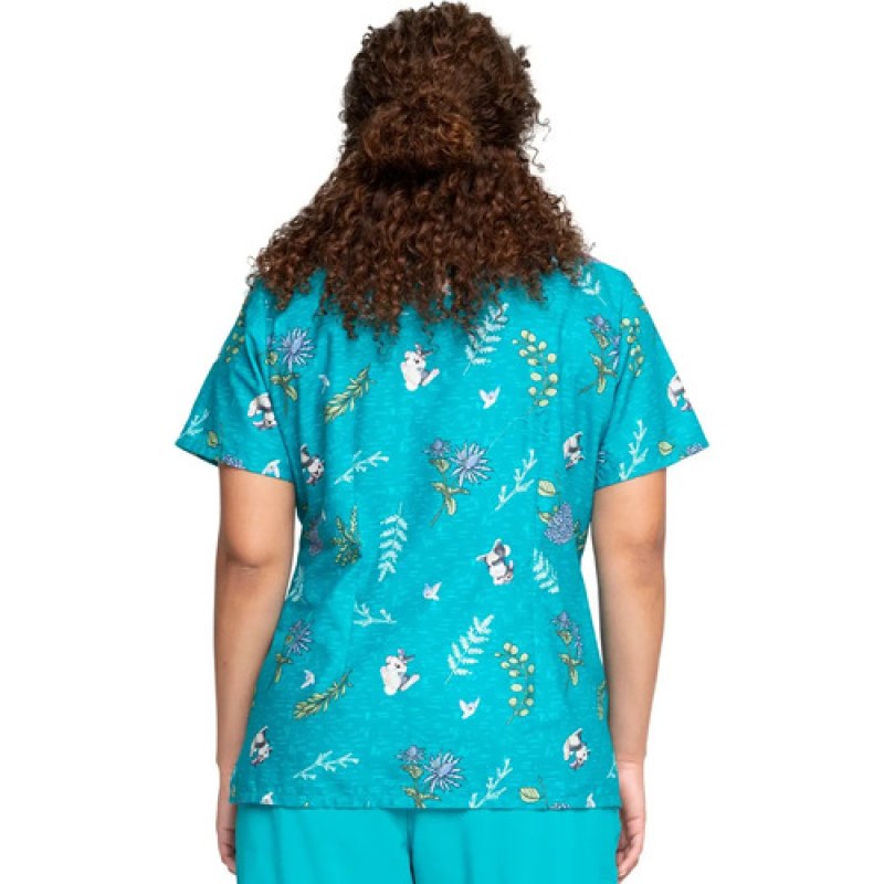 Disney Tf626 Filipina Quirúrgica Médica Clínica Bambi #mlpos_4 | Color: BARW - Turquesa #color_barw_-_turquesa #sku_tf626barwl #sku_tf626barwm #sku_tf626barws #sku_tf626barwxl #sku_tf626barwxs