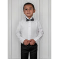 Camisa Zanely Smoking Cuello De Paloma Infantil Juvenil #mlpos_1 | Color: Blanca #color_blanca #sku_znplm02 #sku_znplm04 #sku_znplm06 #sku_znplm08 #sku_znplm10 #sku_znplm12 #sku_znplm14 #sku_znplm16