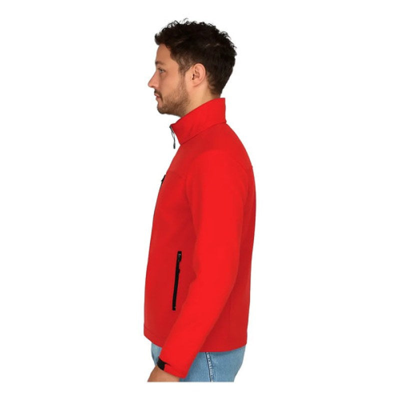 Chamarra Softshell Neopreno Repelente Cálida Térmica #mlpos_10 | Color: Roja #color_roja #sku_pc0046rjl #sku_pc0046rjm #sku_pc0046rjs #sku_pc0046rjxl
