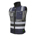 Chaleco Jyrsa Eco-1330 Ejecutivo Seguridad Con Reflejantes #mlpos_1 | Color: Azul marino #color_azul_marino #sku_eco-1330azncrch #sku_eco-1330azncrgd #sku_eco-1330azncrmd #sku_eco-1330azncrxg