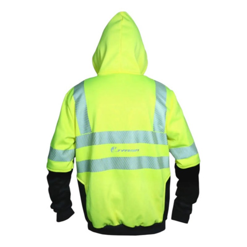 Sudadera Jyrsa Eco-s10 Capucha Visibilidad Reflejantes Extra Amarilla 2xg #mlpos_2 #sku_eco-s10amn2xgcr