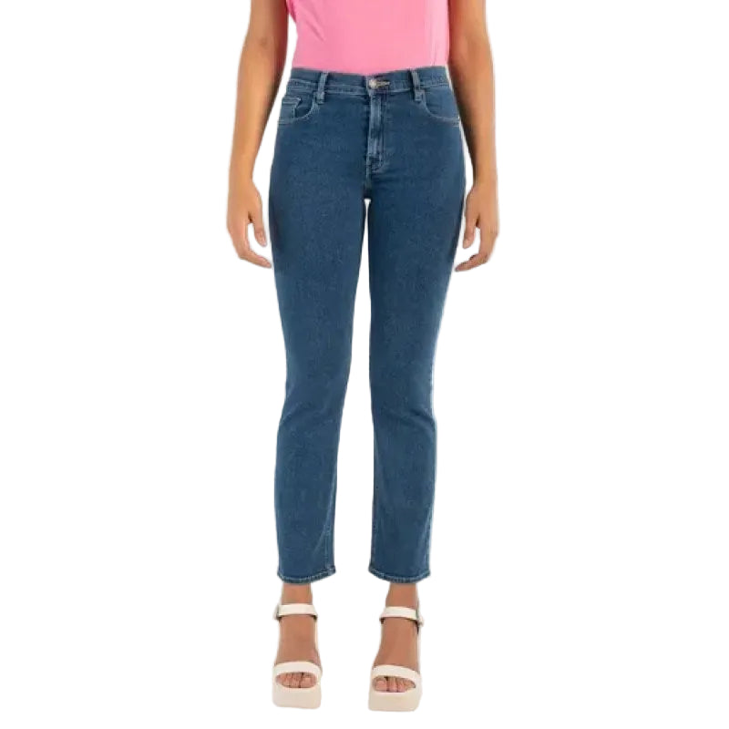 Pantalón Oggi Jeans Atraction Mezclilla Corte Recto Stretch #mlpos_1 #mlitem_MLM2792169497 | Color: Gin Blue | Talla: 11 #color_gin_blue #sku_atgb5 #sku_atgb7 #sku_atgb9 #sku_atgb11 #sku_atgb13 #sku_atgb15 #sku_atgb17 #sku_atgb19