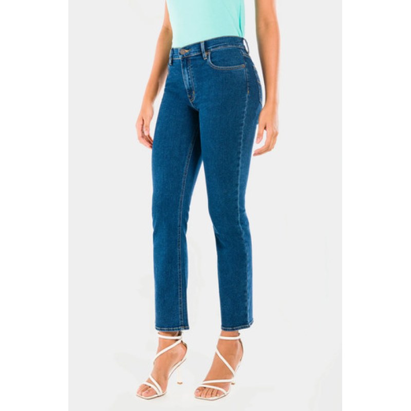 Pantalón Oggi Jeans Atraction Mezclilla Corte Recto Stretch #mlpos_18 #mlitem_MLM2792169515 | Color: Gin Ink | Talla: 7 #color_gin_ink #sku_atgi5 #sku_atgi7 #sku_atgi9 #sku_atgi11 #sku_atgi13 #sku_atgi15 #sku_atgi17 #sku_atgi19