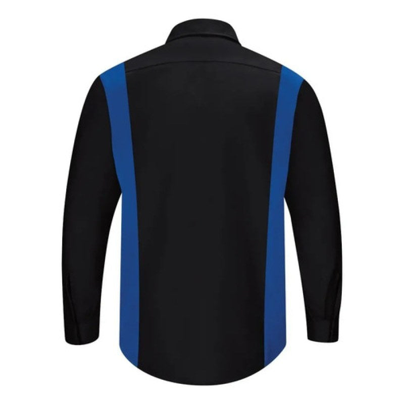 Red Kap Sy32 Camisa Manga Larga Mecánico Repelente Extras #mlpos_41 #mlitem_MLM4949100008 | Color: BR - Negra con azul rey | Talla: 3XL #color_br_-_negra_con_azul_rey #sku_sy32brrg3xl #sku_sy32brrg4xl #sku_sy32brrg5xl