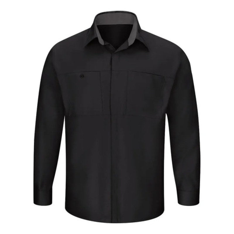 Red Kap Sy32 Camisa Manga Larga Mecánico Repelente Extras #mlpos_49 #mlitem_MLM4949164570 | Color: BC - Negra con Gris | Talla: 3XL #color_bc_-_negra_con_gris #sku_sy32bcrg3xl #sku_sy32bcrg4xl #sku_sy32bcrg5xl