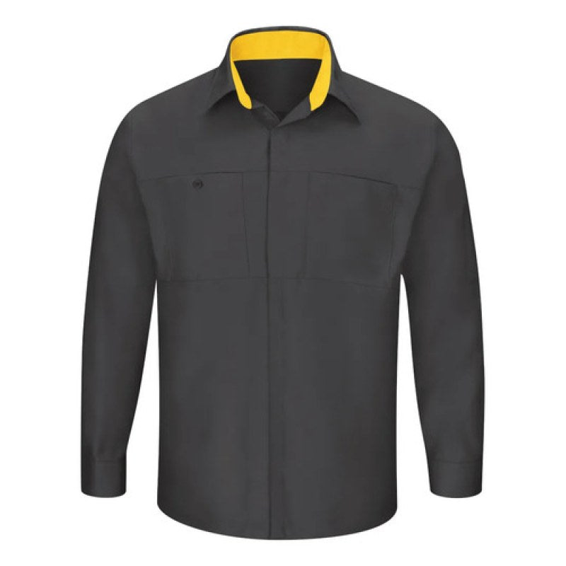 Red Kap Sy32 Camisa Manga Larga Mecánico Repelente Extras #mlpos_57 #mlitem_MLM4949164572 | Color: CY - Gris Oxford con Amarillo | Talla: 3XL #color_cy_-_gris_oxford_con_amarillo #sku_sy32cyrg3xl #sku_sy32cyrg4xl #sku_sy32cyrg5xl
