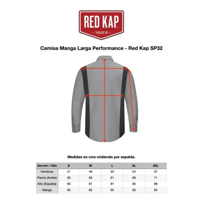 Red Kap Sy32 Camisa Manga Larga Mecánico Repelente Extras #mlpos_70 #mlitem_MLM4949229112 | Color: CB - Gris Oxford con Negro | Talla: 3XL #color_cb_-_gris_oxford_con_negro #sku_sy32cbrg3xl #sku_sy32cbrg4xl #sku_sy32cbrg5xl
