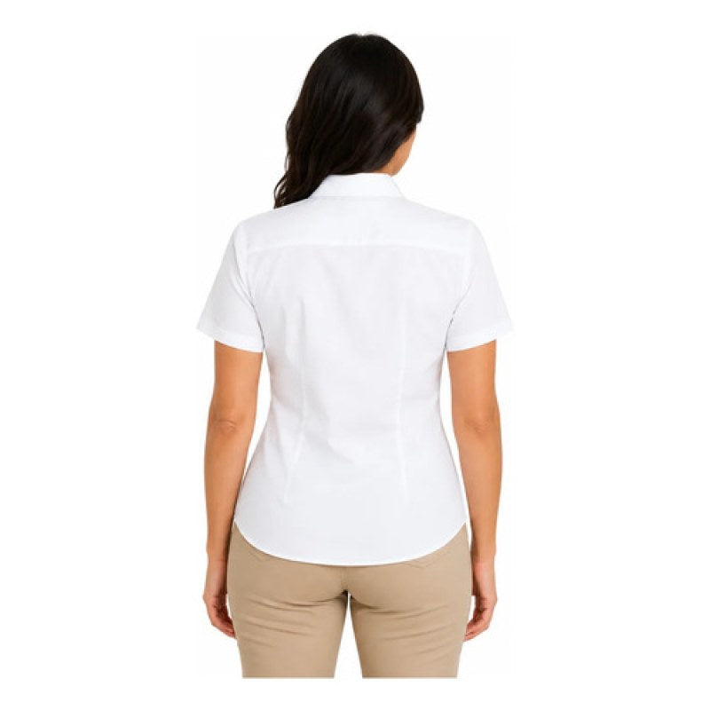 Blusa Bibo Gabardina Manga Corta Casual Durable Resistente #mlpos_3 #mlitem_MLM3030163087 | Color: Blanca | Talla: M - Mediana #color_blanca #sku_t2111ablach #sku_t2111ablaeg #sku_t2111ablag #sku_t2111ablam