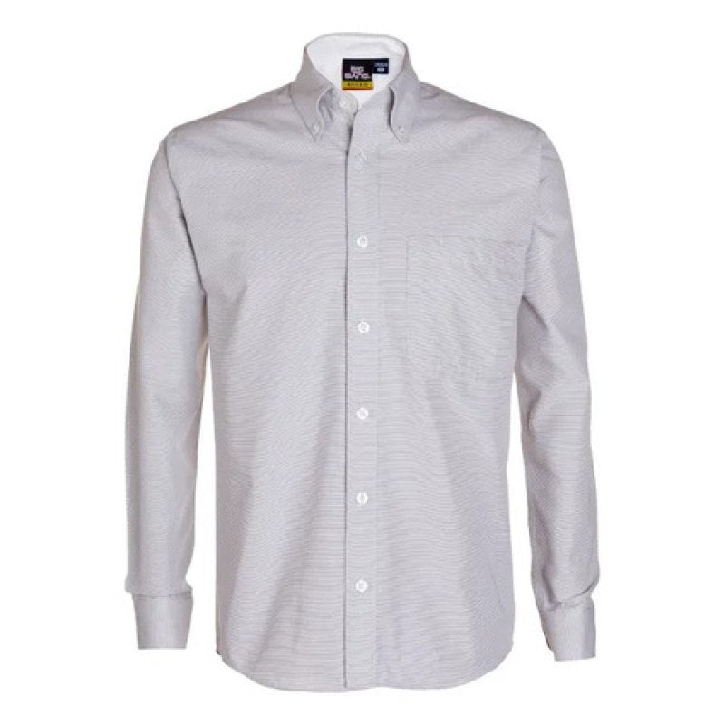 Camisa Bigbang Astro Tejido Oxford Casual Vestir Uniforme #mlpos_3 #mlitem_MLM3071885271 | Color: Gris | Talla: L #color_gris #sku_bgaslgrl #sku_bgaslgrm #sku_bgaslgrxs