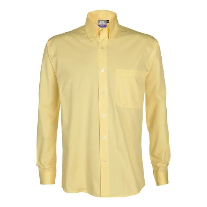 Camisa Bigbang Heli Tela Tipo Oxford Casual Vestir Uniforme #mlpos_13 #mlitem_MLM3073015103 | Color: Miel | Talla: S #color_miel #sku_bghllmls