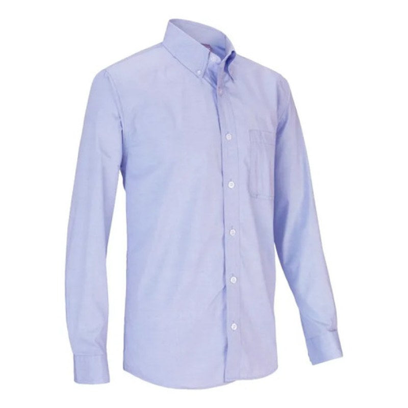 Camisa Bigbang Heli Tela Tipo Oxford Casual Vestir Uniforme #mlpos_19 #mlitem_MLM5618862762 | Color: Lago | Talla: M #color_lago #sku_bghlllgm