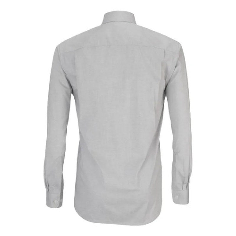 Camisa Bigbang Heli Tela Tipo Oxford Casual Vestir Uniforme #mlpos_5 #mlitem_MLM3073015099 | Color: Ceniza | Talla: XL #color_ceniza #sku_bghllcnxl