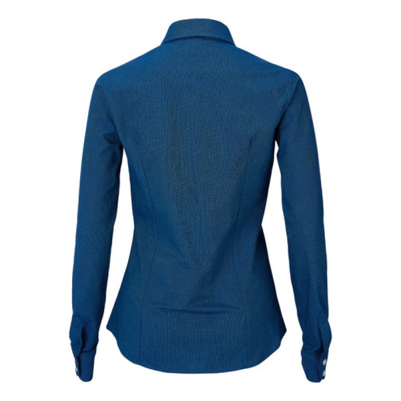 Blusa Bigbang Moon Manga Larga Vestir Casual Uniforme Extras #mlpos_7 #mlitem_MLM3102647517 | Color: Azul Francia | Talla: 2XL #color_azul_francia #sku_bgmnblfr2xl #sku_bgmnblfr3xl